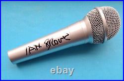 Ian Brown'The Stone Roses', hand signed in person Microphone
