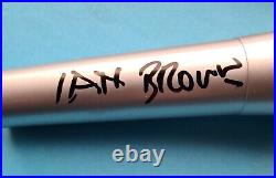 Ian Brown'The Stone Roses', hand signed in person Microphone