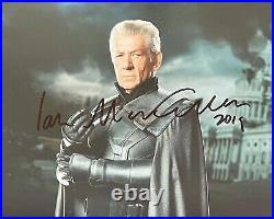 Ian McKellen HAND SIGNED 10x8 Magneto X-MEN Photograph IN PERSON COA PROOF