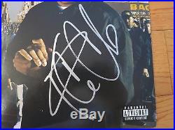 Ice Cube signed album coa + Proof! NWA autographed lp Comptons in the house