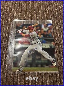 In-Person Autographed Mike Trout Picture 8x10