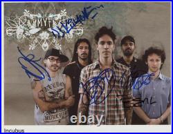 Incubus (Band) Fully Signed 8 x 10 Photo Genuine In Person Brandon Boyd + COA