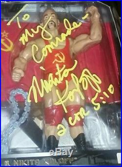 Ivan Nikita Koloff WWE Classic Superstars signed autographed personalized set