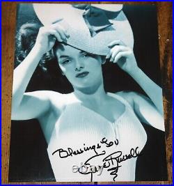 JANE RUSSELL AUTHENTIC HAND SIGNED THE OUTLAW 10x8 PHOTO 2 IN PERSON UACC DEALER