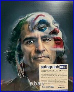 JOAQUIN PHOENIX signed autograph 20x25cm JOKER in person autograph ACOA