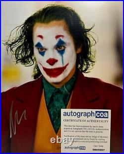 JOAQUIN PHOENIX signed autograph 20x25cm JOKER in person autograph ACOA