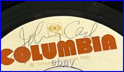 JOHNNY CASH RAY CASH Signed Autograph Unreleased 45 & Personal Letters JSA LOA