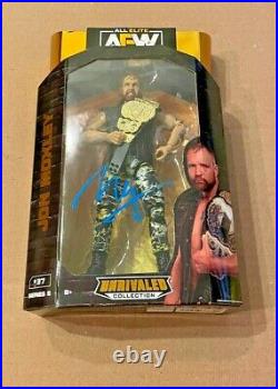 JONN MOXLEY SIGNED AEW UNRIVALED FIGURE WithCOA IN PERSON AUTO WithPROTECTOR