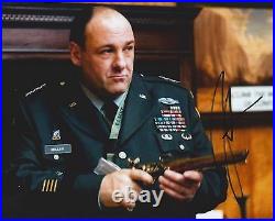 James Gandolfini signed 8x10 photo In Person Proof Tony Sopranos