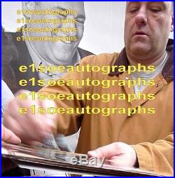James Gandolfini signed 8x10 photo In Person Proof Tony Sopranos