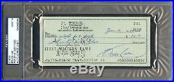 Jan 1968 Bruce Lee First Western Bank Auto Signed Personal Check Psa/dna Rare