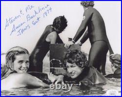 Jaws On Set In Person Signed Photo By Susan Backlinie