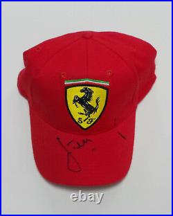 Jean TODT FIA President SIGNED Ferrari Cap AFTAL Autograph COA Genuine In Person
