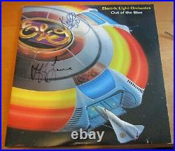 Jeff Lynne Kelly Groucutt E. L. O. Signed Vinyl LP Album In Person + Hologram COA