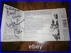 Jeff Lynne Otis Wilbury Signed in Person Inscribed Cassette TapeCover SASIGNED