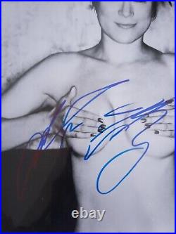 Jennifer Tilly Signed Photo 8x10 Sexy Photo! Autographed With Blue Sharpie! Bold