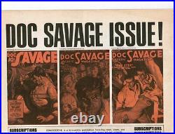 Jim Steranko COMIXSCENE #1+ Doc Savage issue AUTOGRAPHED, hand signed in person