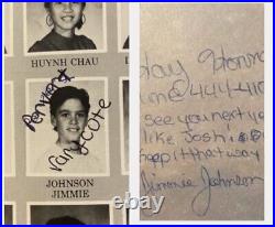 Jimmie Johnson Autographed Personal Note & Home Phone Number NASCAR Memorabilia