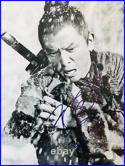 Jimmy Wang Yu signed 8x10 photo In Person Proof. One Armed Swordsman