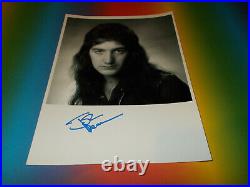 John Deacon Queen Rock signed signiert autograph Autogramm 20x28 Foto in person