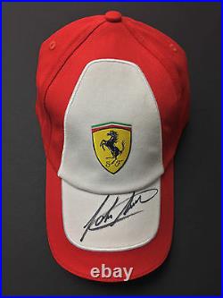 John SURTEES Autograph Ferrari In Person Signed CAP AFTAL COA Grand Prix