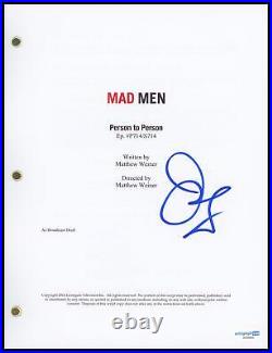John Slattery Mad Men AUTOGRAPH Signed'Person to Person' Episode Script ACOA