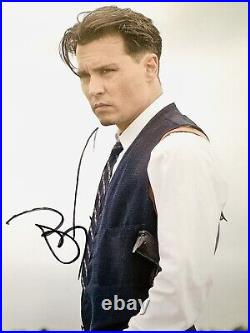 Johnny Depp signed Public Enemies 8x10 photo In Person