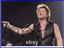 Jon Bon Jovi Signed 8 x 10 Photo Genuine Obtained In Person + COA