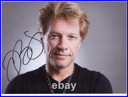 Jon Bon Jovi Signed 8 x 10 Photo Genuine Obtained In Person + COA