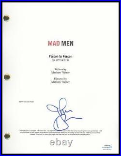 Jon Hamm Mad Men AUTOGRAPH Signed'Person to Person' Episode Script ACOA
