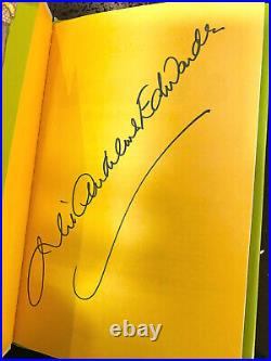 Julie Andrews Signed In-Person Dumpy's Apple Shop Hardcover Childrens Book