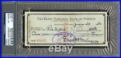 June 1950 Cuba Ernest Hemingway Signed Personal Check Nobel Auto Psa/dna Rare