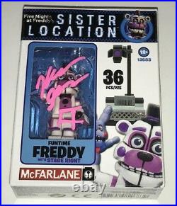 KELLEN GOFF Signed FUNTIME FREDDY McFarlane TOY Five Nights IN PERSON Autograph