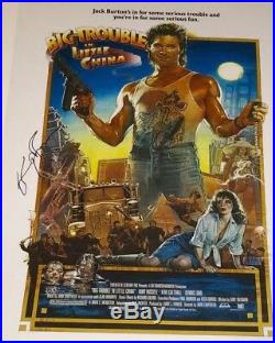 KURT RUSSELL Signed 16X20 Photo Big Trouble In Little China IN PERSON JSA COA