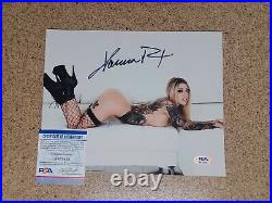 Karma RX Signed 8x10 Photo PSA DNA Sexy AVN Star Authentic Autograph Model