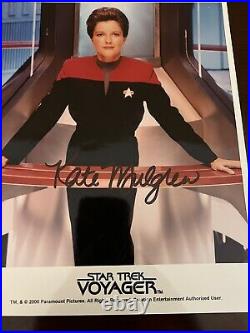 Kate Mulgrew Hand Signed in Person Autograph STAR TREK Voyager Janeway With COA