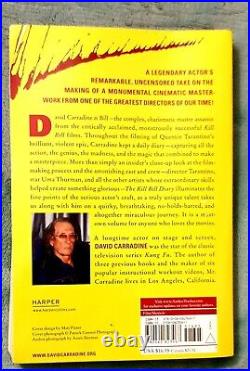 Kill Bill Book Signed By Quentin Tarantino+ David Carradine. In Person. Rare