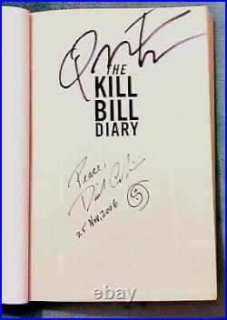 Kill Bill Book Signed By Quentin Tarantino+ David Carradine. In Person. Rare
