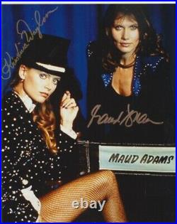Kristina Wayborn and Maud Adams In Person signed photograph James Bond P163