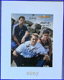 LFO Signed In Person 11x14 Matted Autograph Authentic, Devin Lima, Rich Cronin