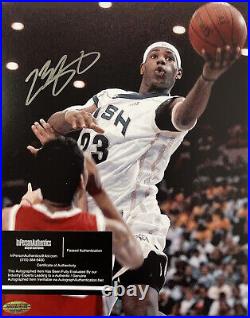 LeBron James Los Angeles Lakers Rare Hand Signed Autographed 10x8 Photo IPA COA