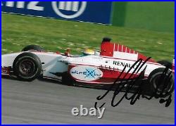 Lewis Hamilton 2006 GP2 ART 2023 Mercedes F1 signed photo autograph In person