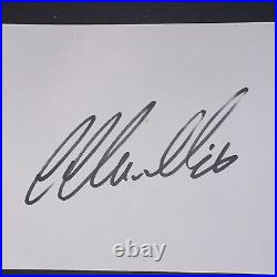 Lewis Hamilton Hand Signed Autograph Obtained? In-person, (On A White Card)