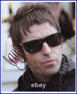 Liam Gallagher Signed 8 x 10 Photo Genuine In Person + Hologram COA