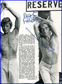 MARTY FELDMAN Rare authentic IN PERSON signed magazine photo
