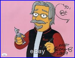 MATT GROENING Signed THE SIMPSONS 11x14 Photo In Person Autograph JSA COA