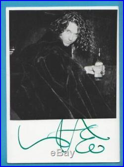 MICHAEL HUTCHENCE in person signed glossy PHOTO 4 x 6 inch AUTOGRAPH INXS