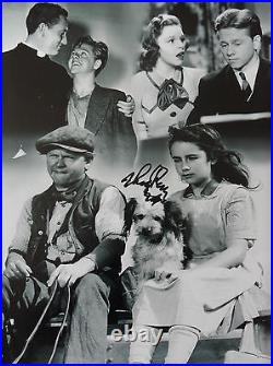MICKEY ROONEY Signed In Person 16x12 Photo JUDY GARLAND COA