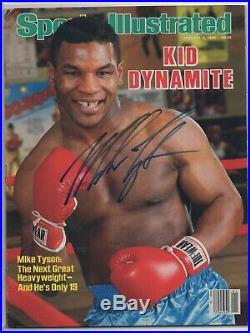 MIKE TYSON signed 86 Sports Illustrated FIRST COVER FC AUTOGRAPH IN PERSON Proof