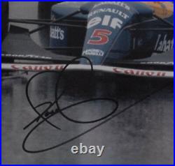 MOUNTED Nigel Mansell Original Hand Signed Autograph In Person 16X12 Photo